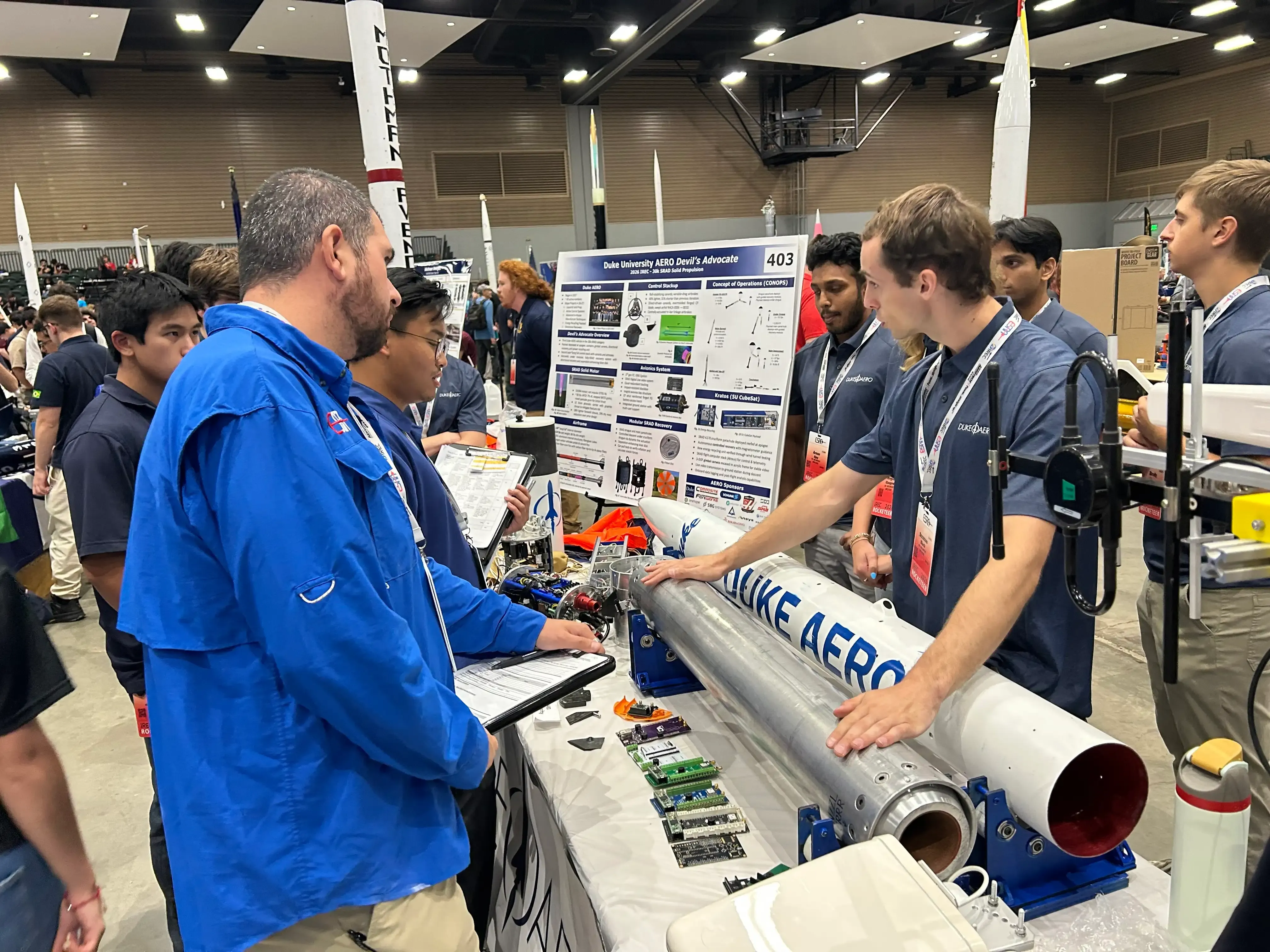 Devil's Advocate being judged at IREC 2026