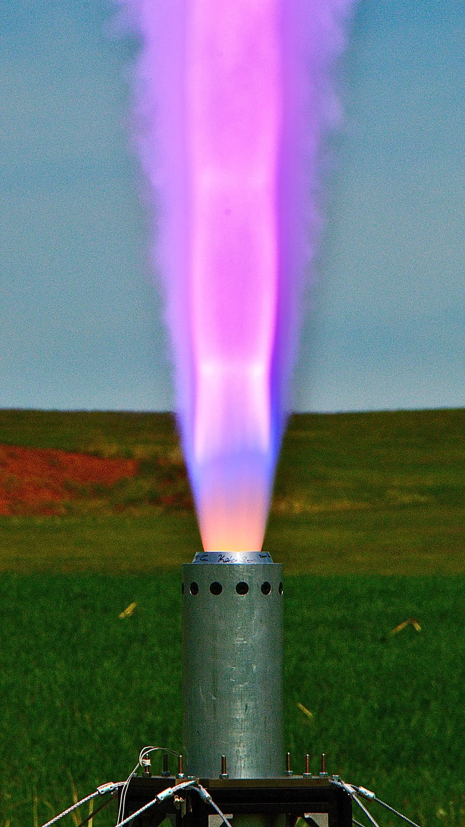 Static fire test of the Devil's Advocate motor